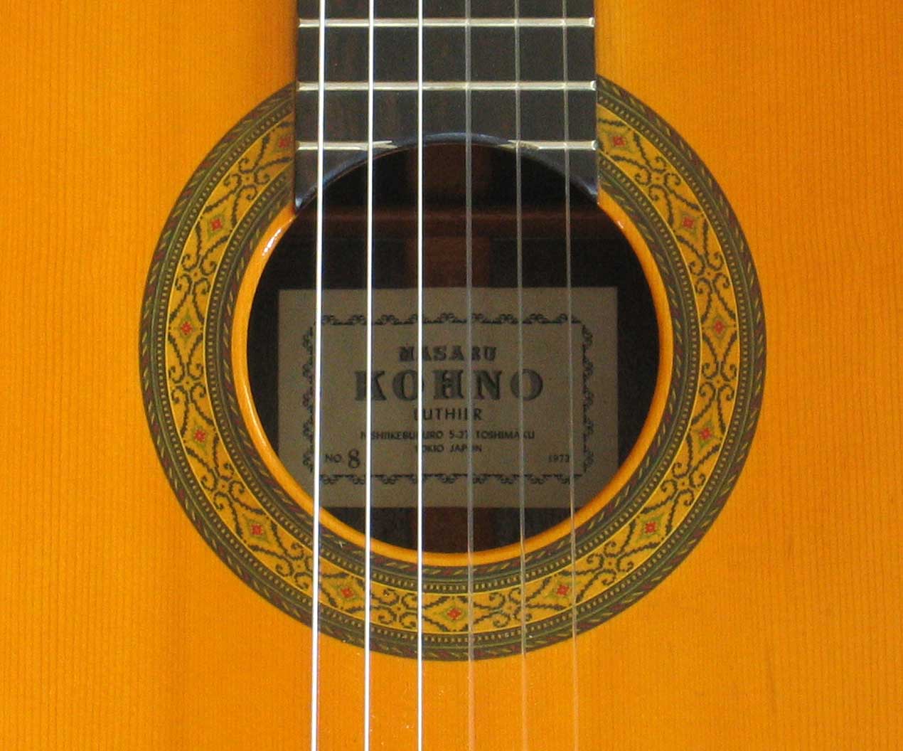 1972 Kohno 8 Classical Guitar