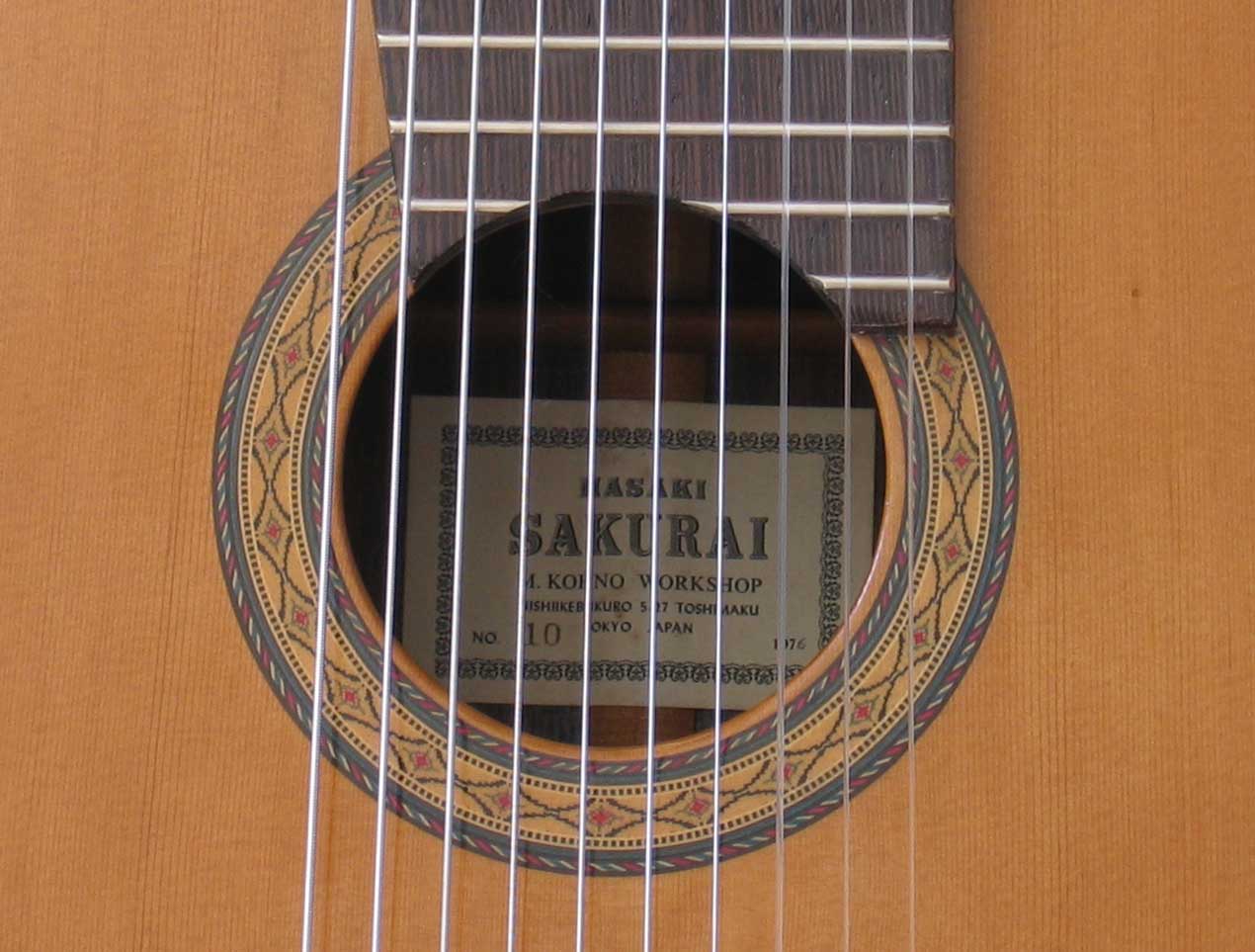 VINTAGE 1976 Sakurai Kohno 10 Classical Guitar