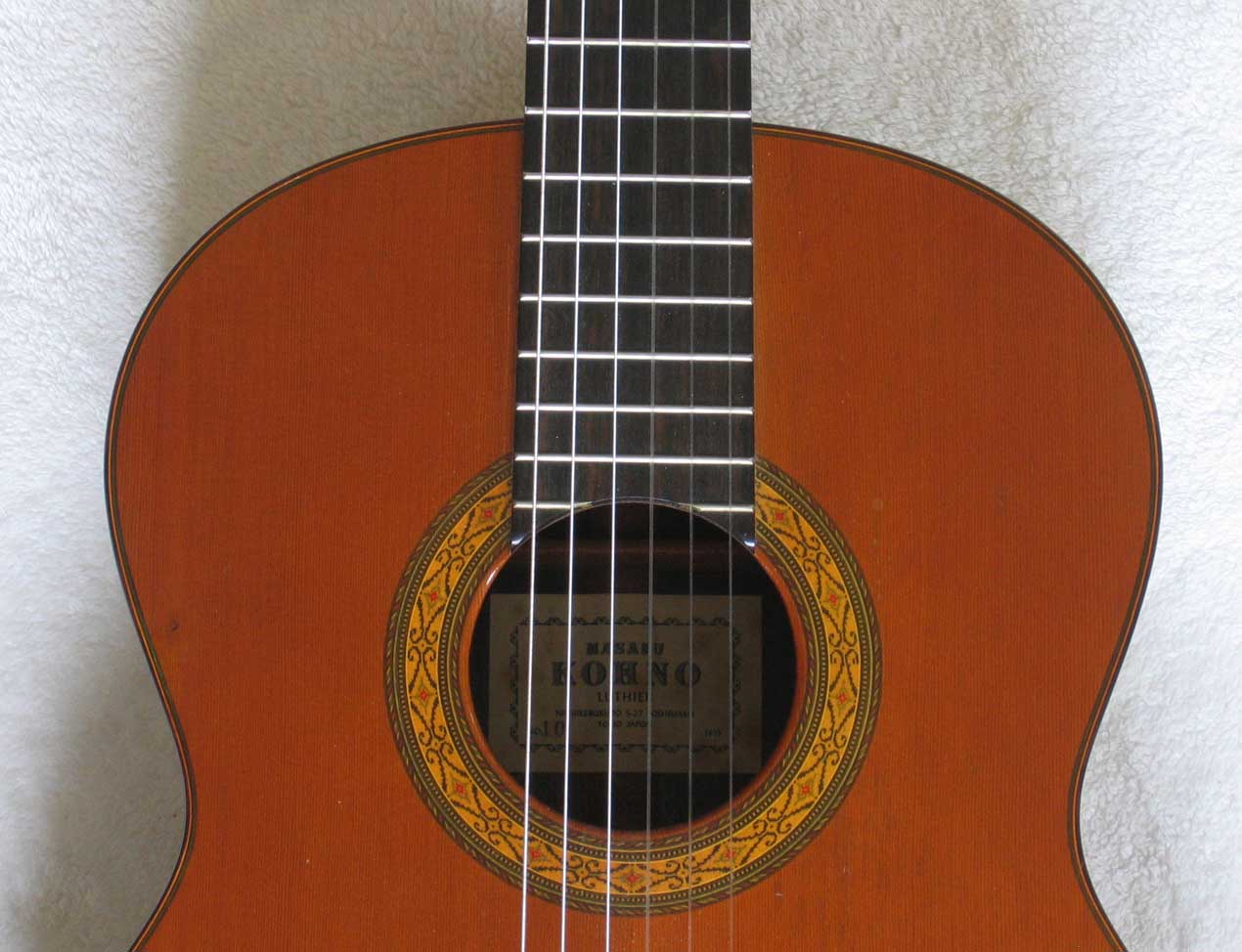 Vintage 1973 KOHNO Model 10 Classical Guitar & Case [Cedar/Indian Rosewood]