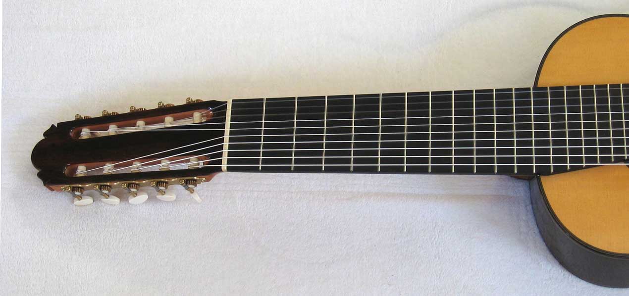 Lucio Nunez / Cathedral Guitar 10-STring Conversion of a 1972 Masaru Kohno Model 15 Classical Guitar, Brazilian