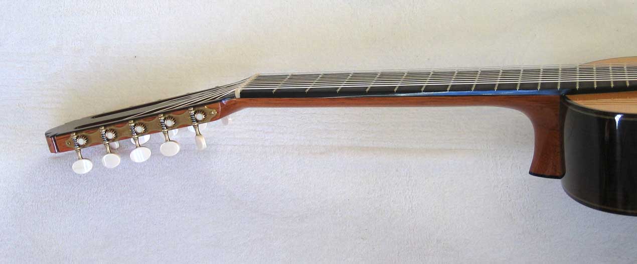 Lucio Nunez / Cathedral Guitar 10-STring Conversion of a 1972 Masaru Kohno Model 15 Classical Guitar, Brazilian
