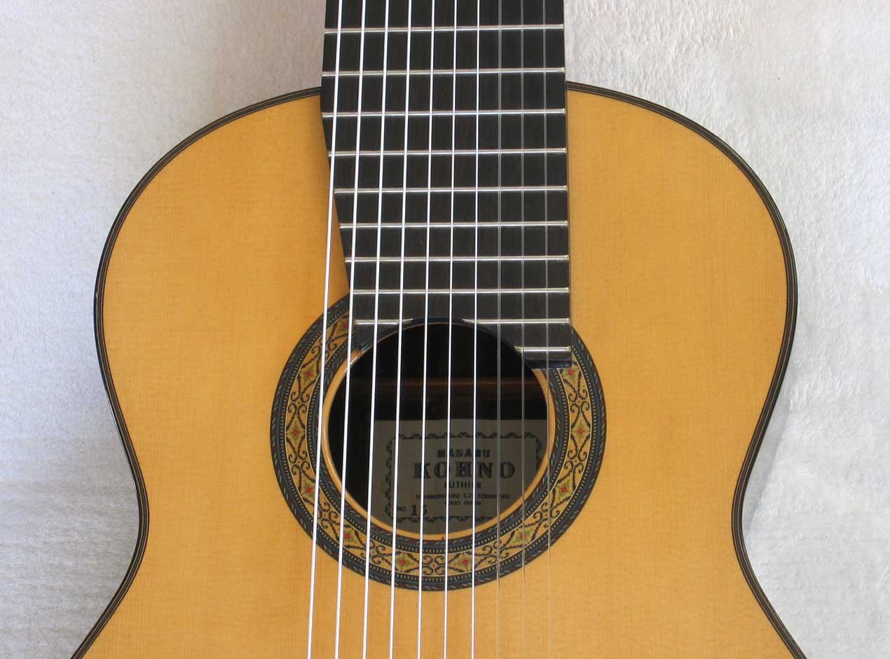 Lucio Nunez / Cathedral Guitar 10-STring Conversion of a 1972 Masaru Kohno Model 15 Classical Guitar, Brazilian