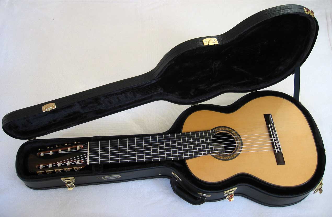 Lucio Nunez / Cathedral Guitar 10-STring Conversion of a 1972 Masaru Kohno Model 15 Classical Guitar, Brazilian