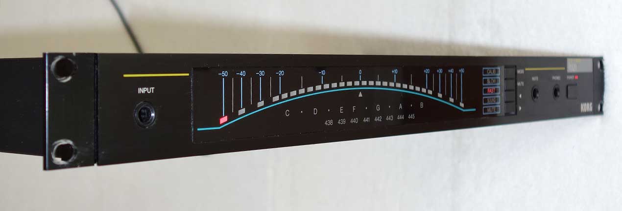 KORG DT-1 Pro Digital Tuner w/Rack Mounts