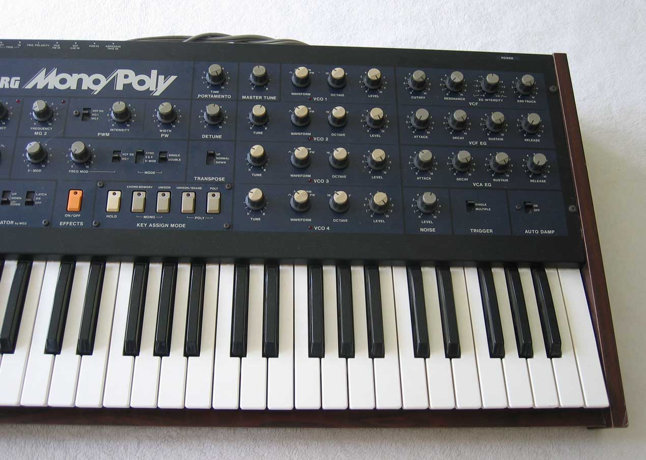 Vintage KORG MonoPoly Analog Synthesizer