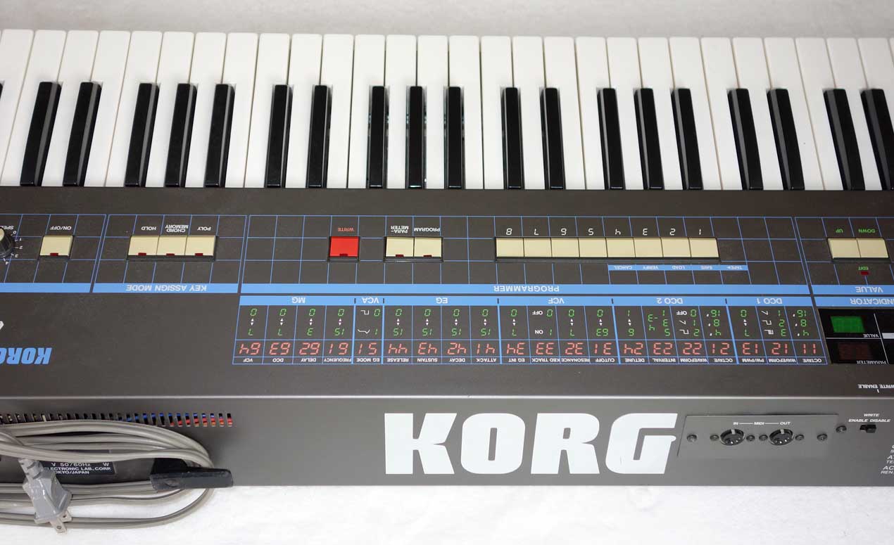 Vintage KORG Poly 61 Analog Synthesizer