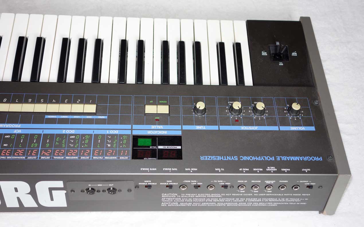 Vintage KORG Poly 61 Analog Synthesizer