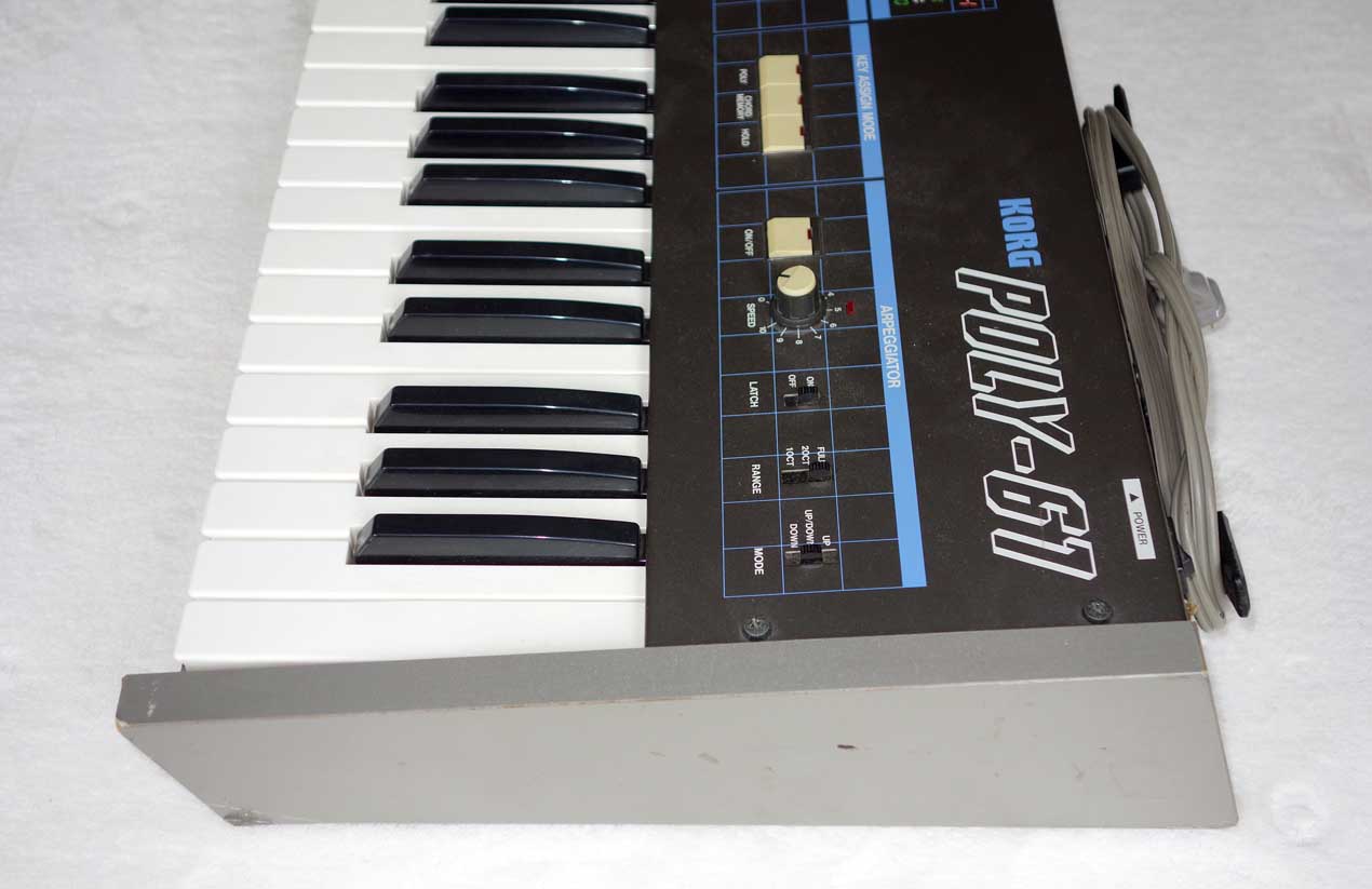 Vintage KORG Poly 61 Analog Synthesizer