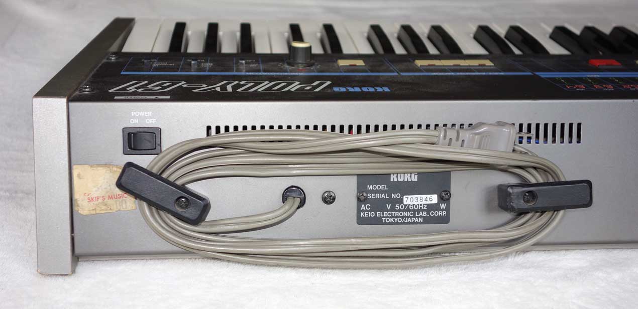 Vintage KORG Poly 61 Analog Synthesizer