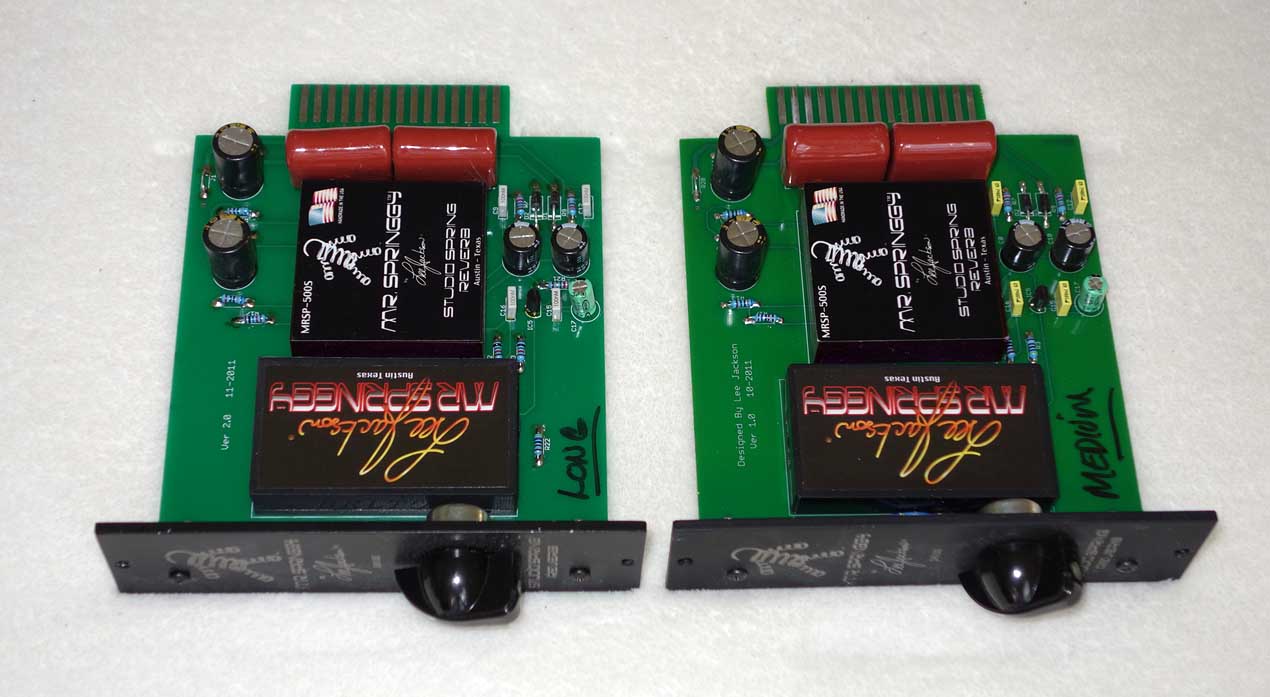 LEE JACKSON Mr. Springgy Spring Reverb 500-Series Module for API Racks [Custom Delay Times]