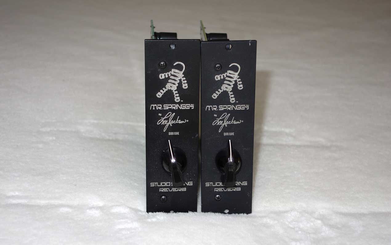 LEE JACKSON Mr. Springgy Spring Reverb 500-Series Module for API Racks [Custom Delay Times]