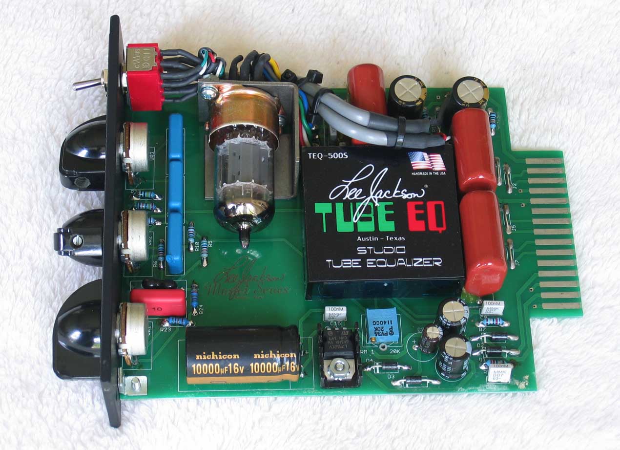 LEE JACKSON Tube EQ TEQ-500S Vintage-Style Studio Equalizer for API 500-Seres Racks and 1806 Consoles