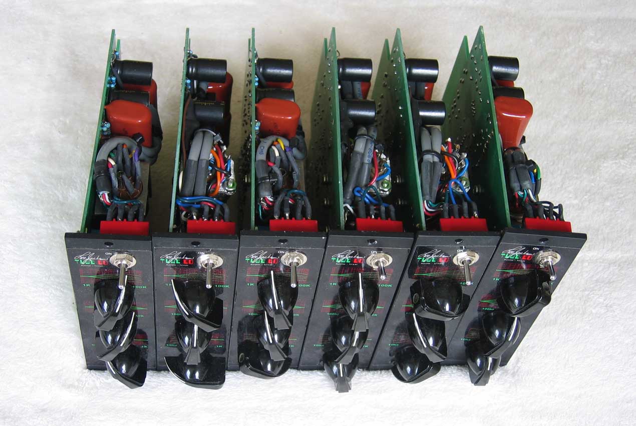 LEE JACKSON Tube EQ TEQ-500S Vintage-Style Studio Equalizer for API 500-Seres Racks and 1806 Consoles