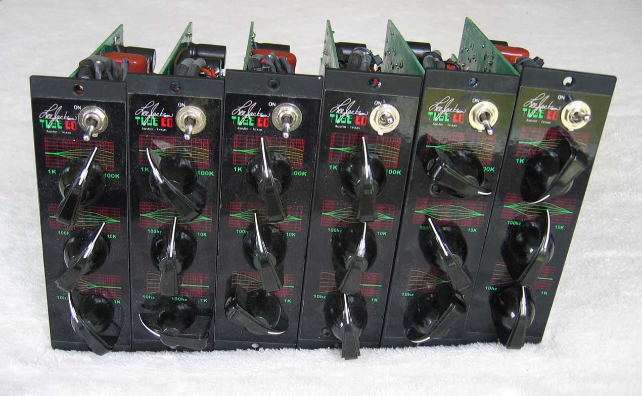 LEE JACKSON Tube EQ TEQ-500S Vintage-Style Studio Equalizer for API 500-Seres Racks and 1806 Consoles