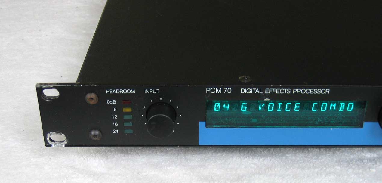 Vintage LEXICON PCM70 Digital Reverb / Effects Unit PCM-70