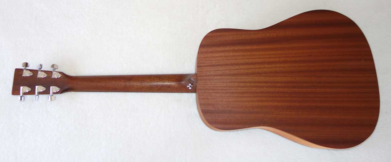 2015 Martin Drednaught Junior Parlor Guitar, All-Solid Woods, X-Bracing, Fishman PUP, Hardshell Case