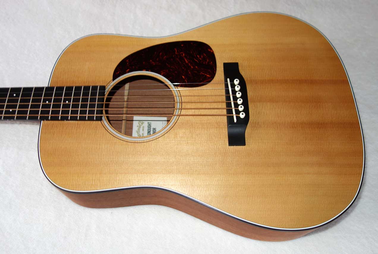 2015 Martin Drednaught Junior Parlor Guitar, All-Solid Woods, X-Bracing, Fishman PUP, Hardshell Case