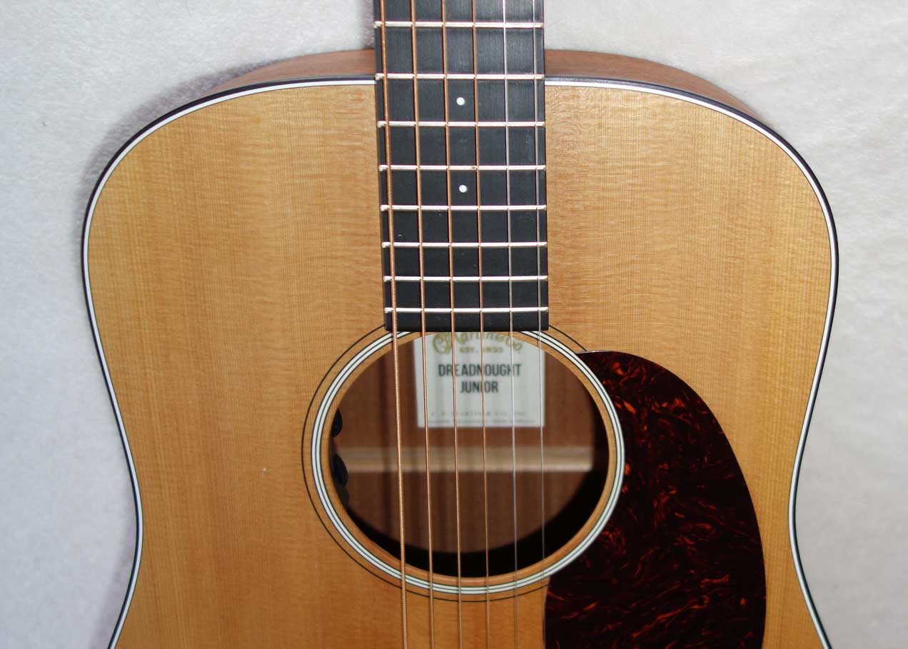 2015 Martin Drednaught Junior Parlor Guitar, All-Solid Woods, X-Bracing, Fishman PUP, Hardshell Case