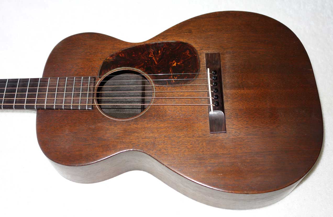 Vintage 1933 Martin O-17 Mahogany Guitar w/Original Case, Bar Frets, Neck Reset by Tony Nobles