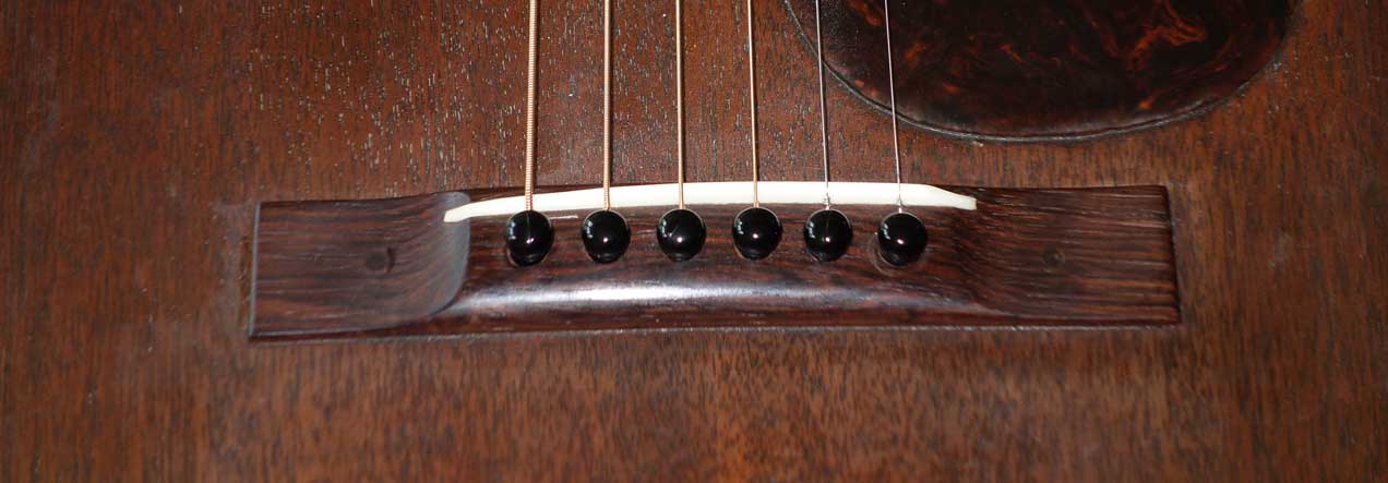 Vintage 1933 Martin O-17 Mahogany Guitar w/Original Case, Bar Frets, Neck Reset by Tony Nobles