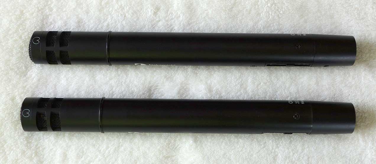 Vintage 1980s Nakamichi CM100 Cardioid Condenser Mic Pair w/CP-1 Cardiod Capsules