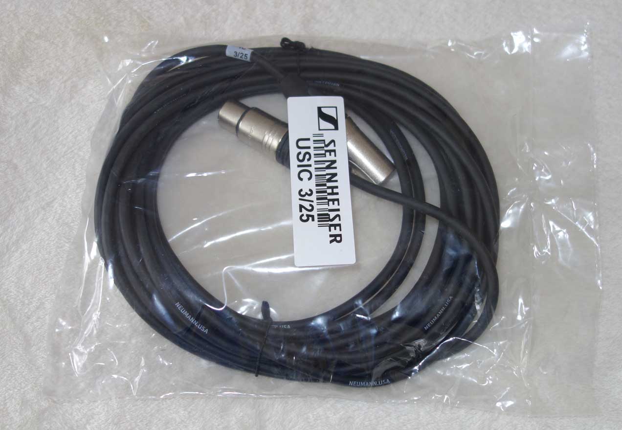 NEW Neumann IC3/25 Premium 25' XLR Mic Cable, New In Unopened Bag