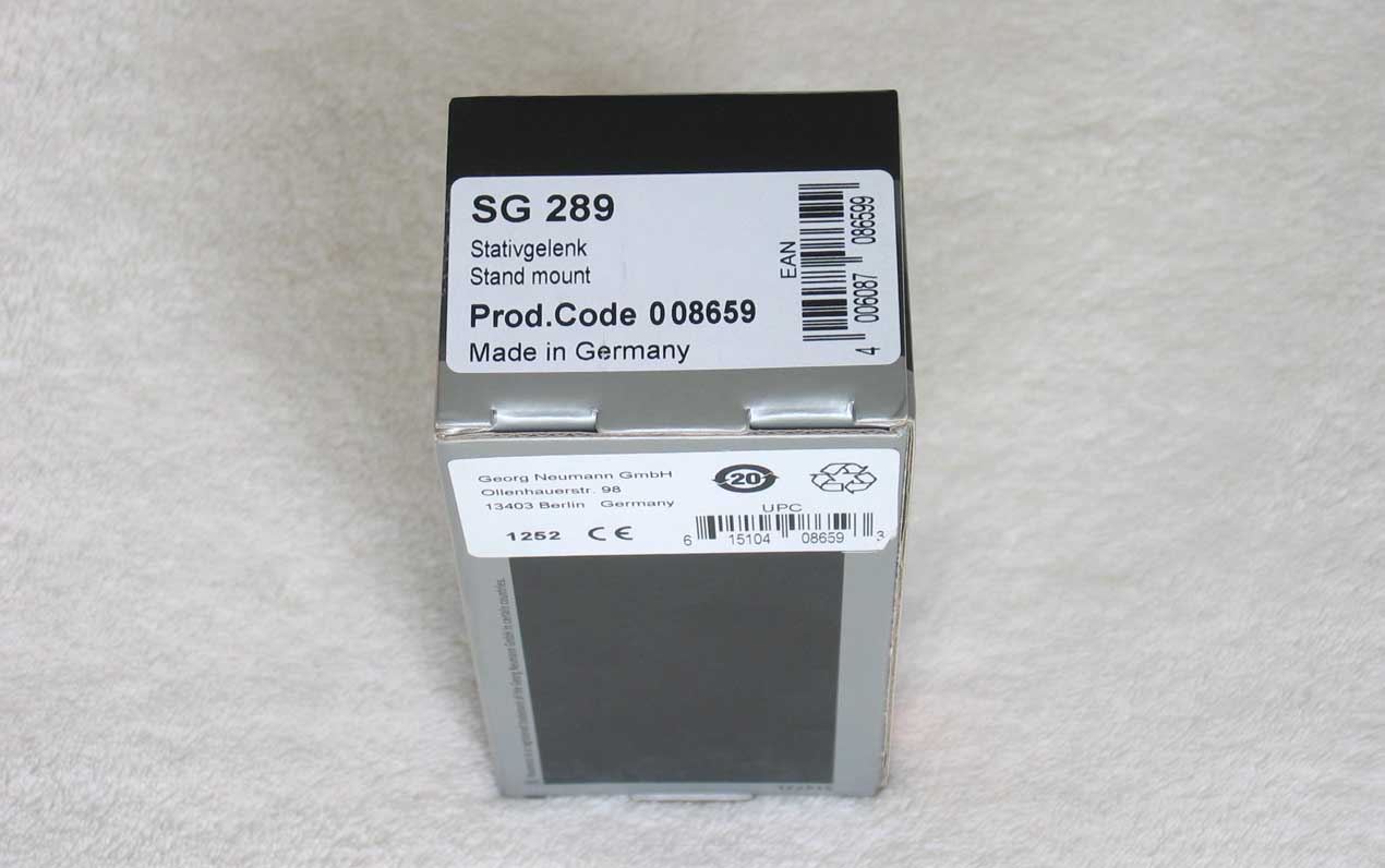 Neumann SG289 Swivel Mount For U89 Condenser Microphones