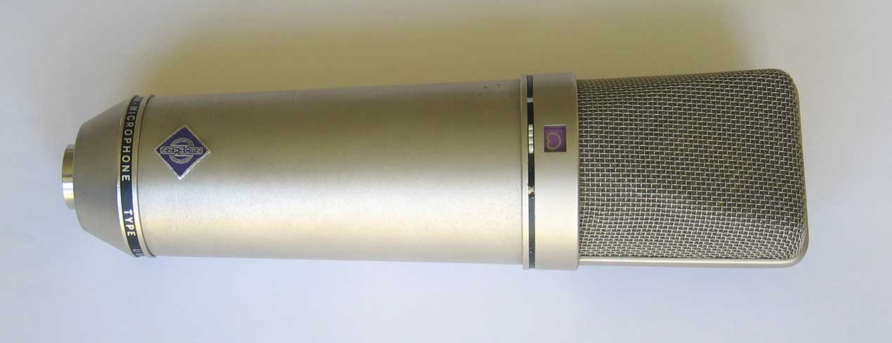 Vintage 1980s Neumann U87i Battery-Powered Microphone