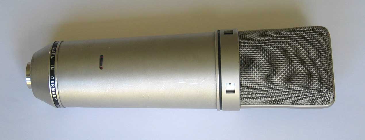 Vintage 1980s Neumann U87i Battery-Powered Microphone