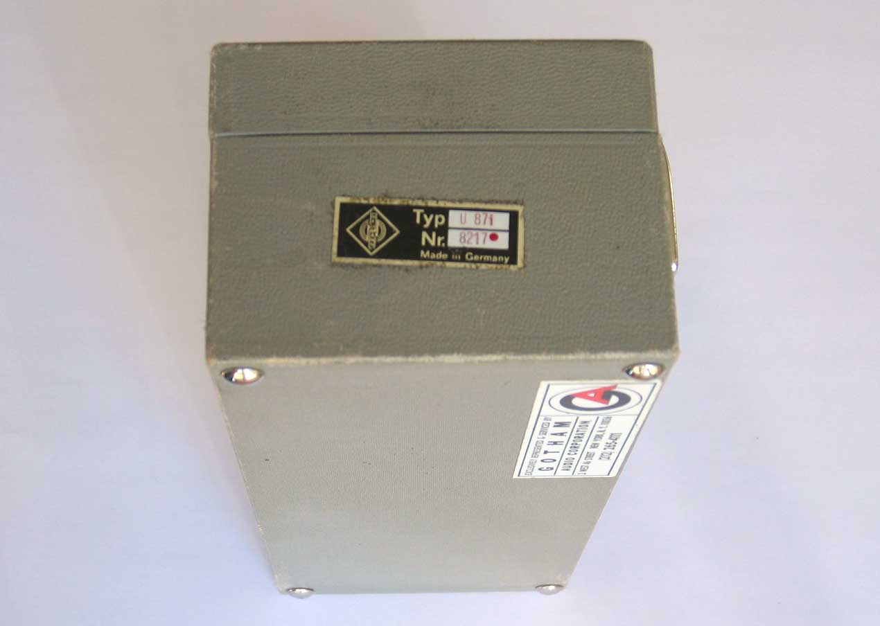 VINTAGE 1968 Neumann U87/U67 Original Case