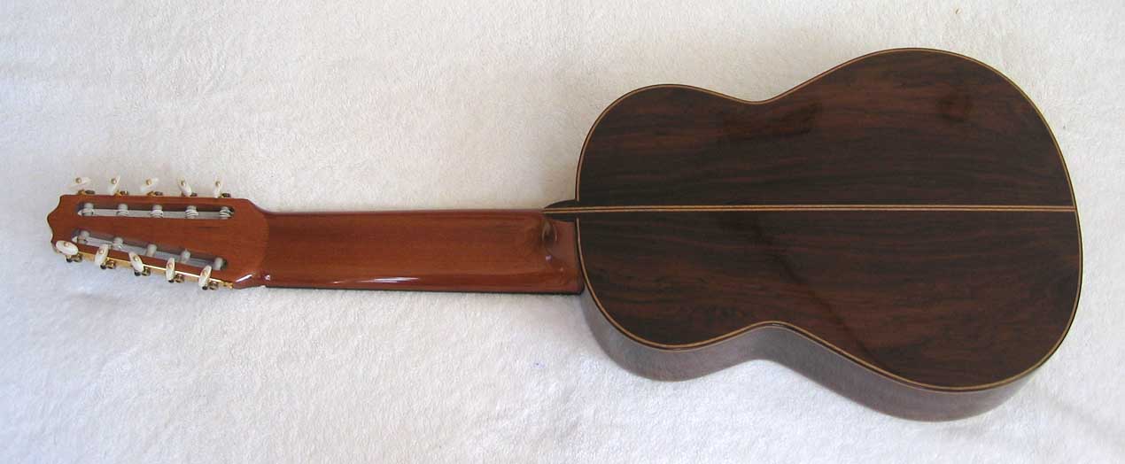 2004 Lucio Nunez 10-String Classical Harp Guitar