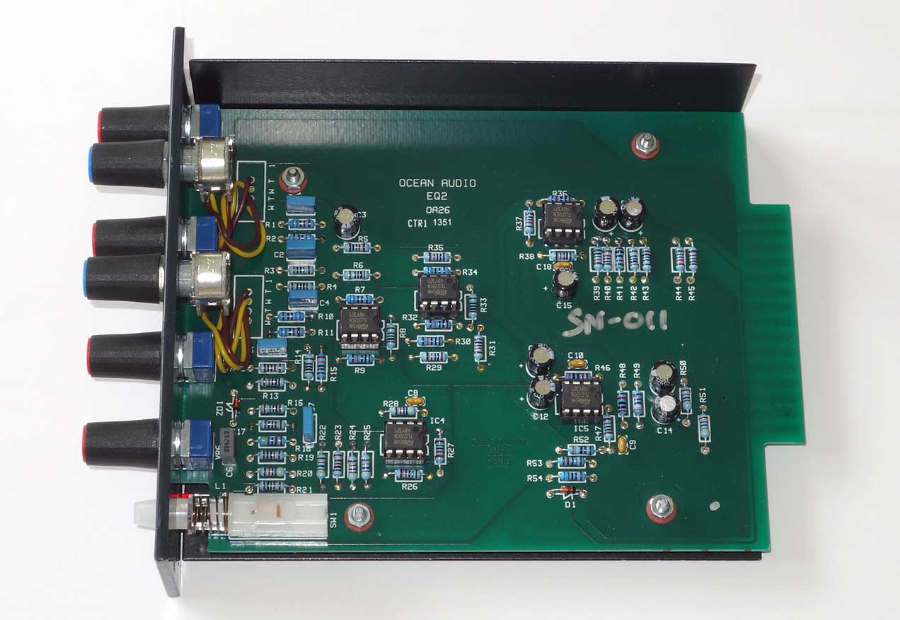Ocean Audio EQ2 Equalizer Module by Malcolm Toft for API 500Series