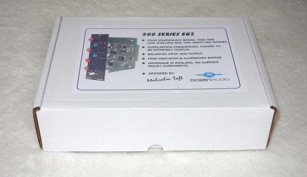 Ocean Audio EQ-2 Equalizer Module by Malcolm Toft for API 500-Series Racks, API 1608 Console