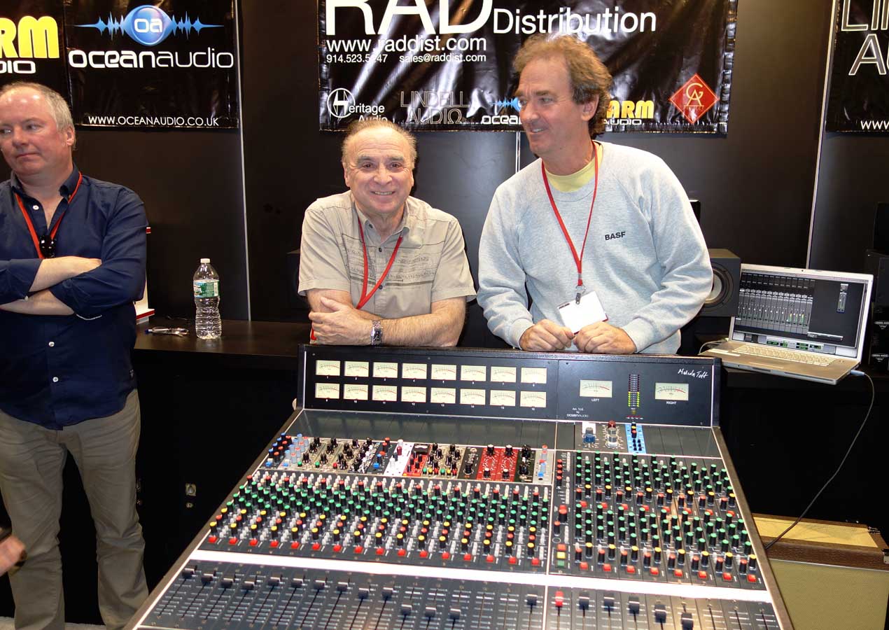 Ocean Audio Booth 2013 AES New York w/ Malcolm Toft, Ark Console
