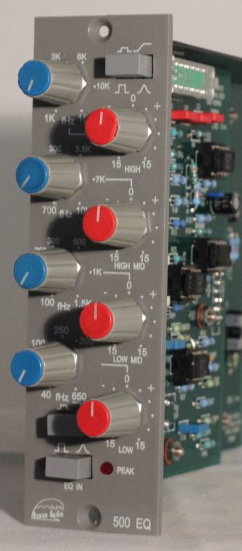 New OCEAN AUDIO Preamp, EQ, I/O Modules for 500 Series Racks and Ocean ARK 516 Console
