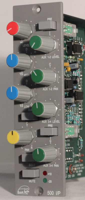 New OCEAN AUDIO Preamp, EQ, I/O Modules for 500 Series Racks and Ocean ARK 516 Console