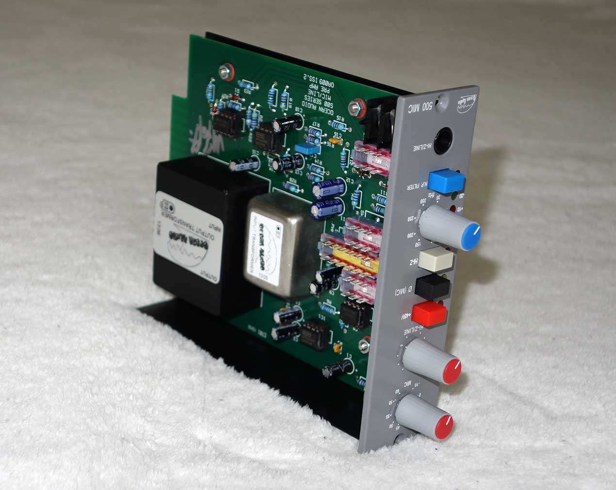 NEW Ocean Audio 500-Series Preamp Module -- by Malcolm Toft -- for 500-Series API Racks / API 1608 Consoles