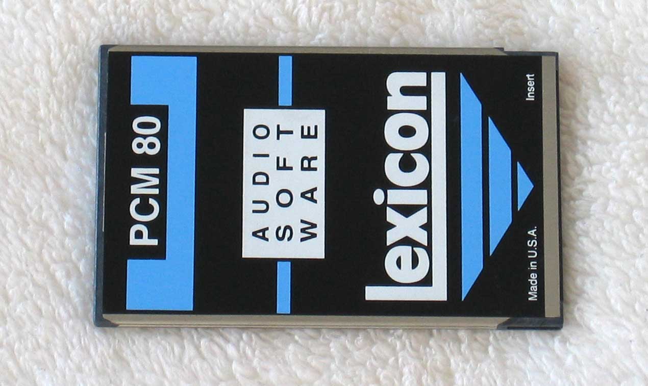 LEXICON PCM80 Digital Reverb Multi-Effects Unit with Dual Effects Card & Pitch Shift Card PCM 80
