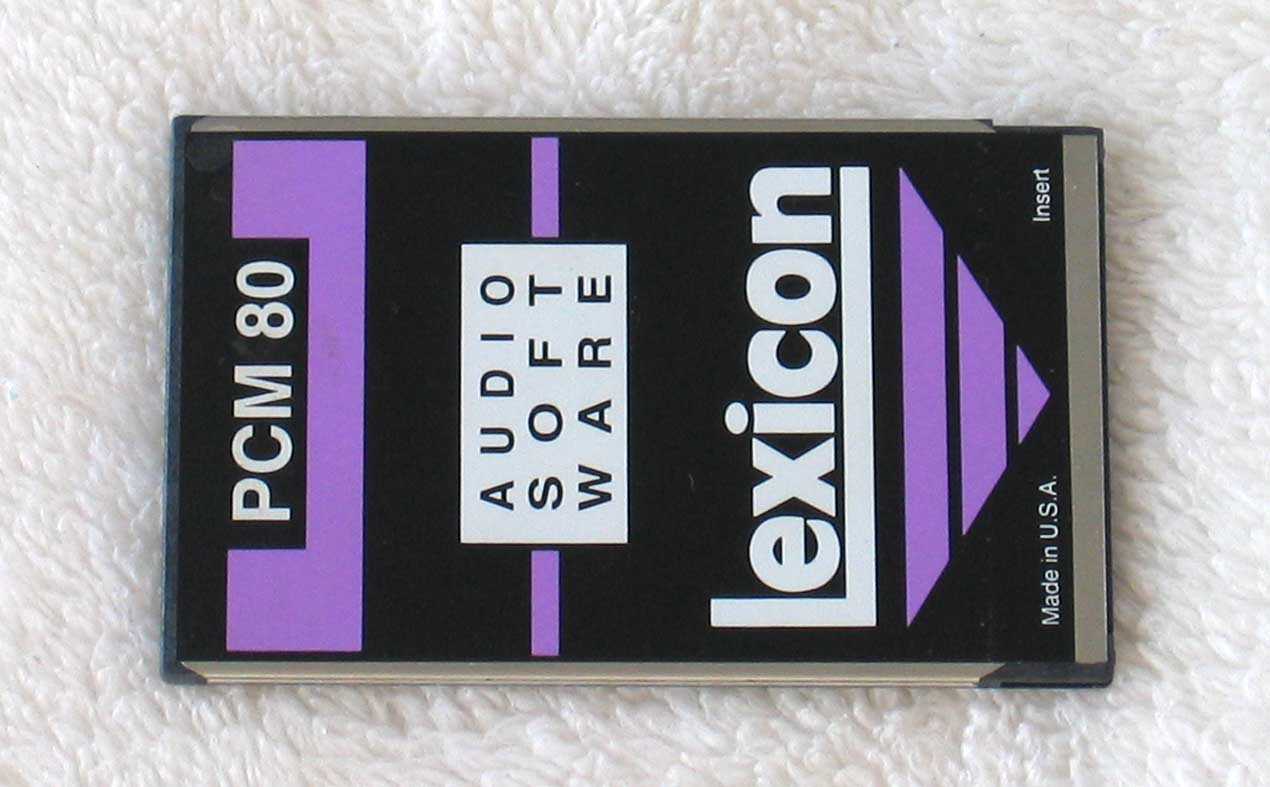LEXICON PCM80 Digital Reverb Multi-Effects Unit with Dual Effects Card & Pitch Shift Card PCM 80