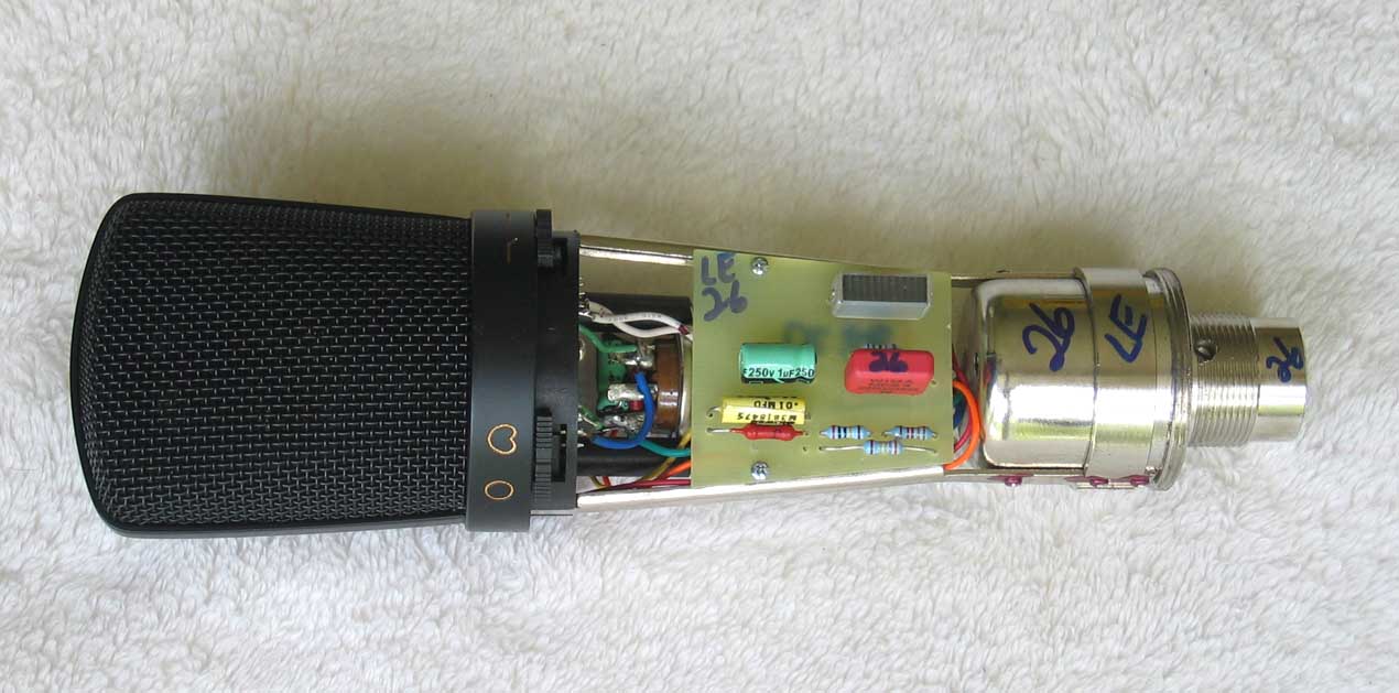 Pearlman TM-LE Tube Mic w/Neumann K67 capsule, and NOS Telefunken 6AK5W Tube