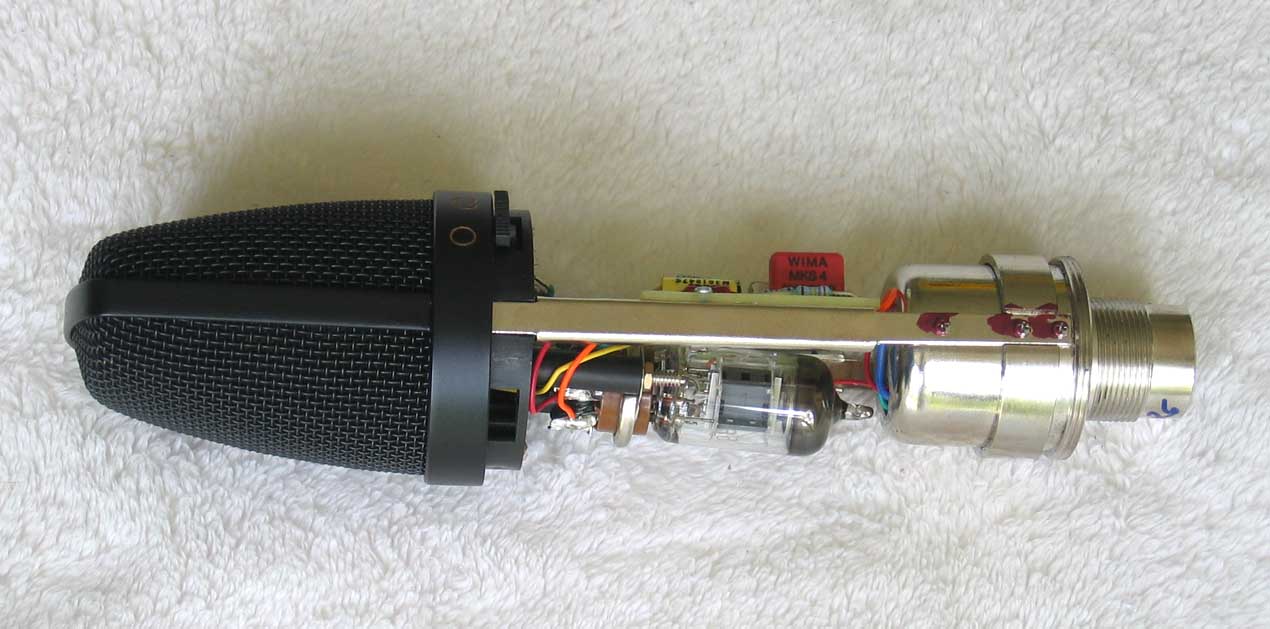 Pearlman TM-LE Tube Mic w/Neumann K67 capsule, and NOS Telefunken 6AK5W Tube