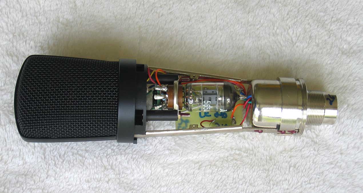 Pearlman TM-LE Tube Mic w/Neumann K67 capsule, and NOS Telefunken 6AK5W Tube