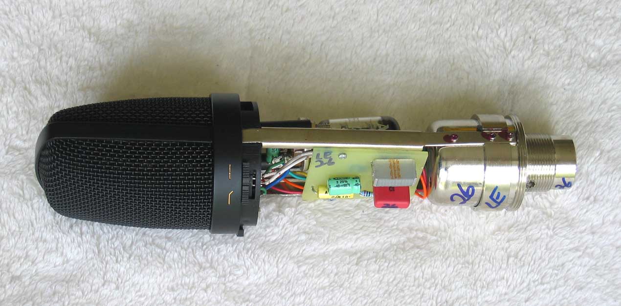 Pearlman TM-LE Tube Mic w/Neumann K67 capsule, and NOS Telefunken 6AK5W Tube