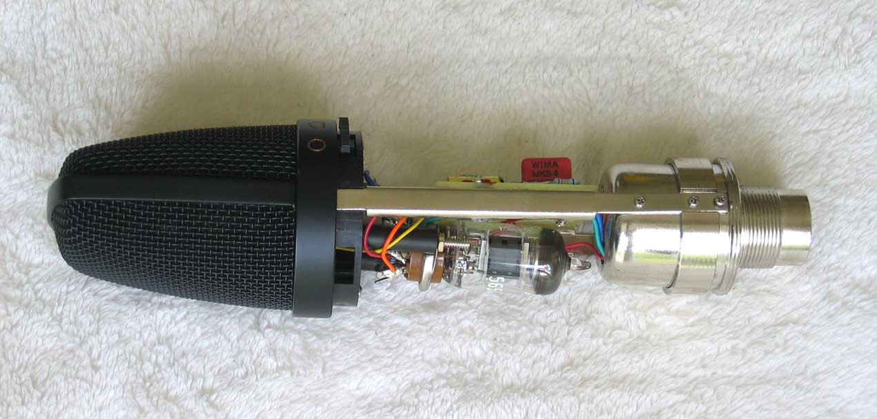 Pearlman TM-LE Tube Mic w/Neumann K67 capsule, and NOS Telefunken 6AK5W Tube