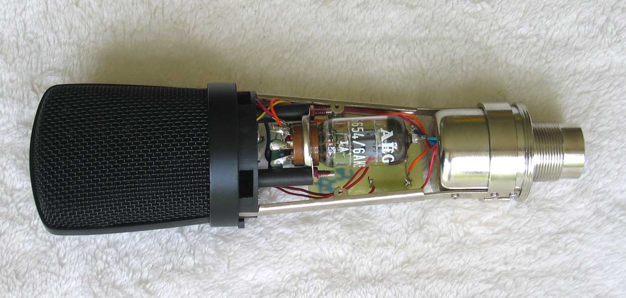 Pearlman TM-LE Tube Mic w/Neumann K67 capsule, and NOS Telefunken 6AK5W Tube