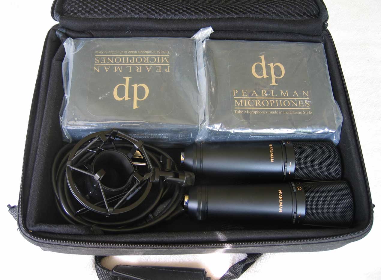 Pearlman TM-LE Tube Mic w/Neumann K67 capsule, and NOS Telefunken 6AK5W Tube