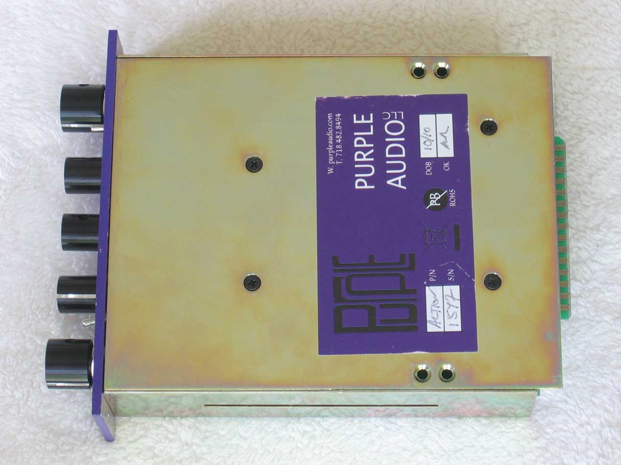 Purple Audio ACTION Compressor #1547 for API 500-Sreies Racks and API 1608 Recording Console