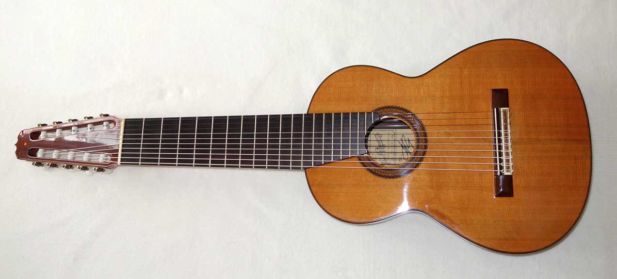 Vintage 1984 Ramirez 1a De Camera Model 10-String Classical Harp Guitar, Cedar Top, Owned by Simon Wynberg / Bountiful Bach CD