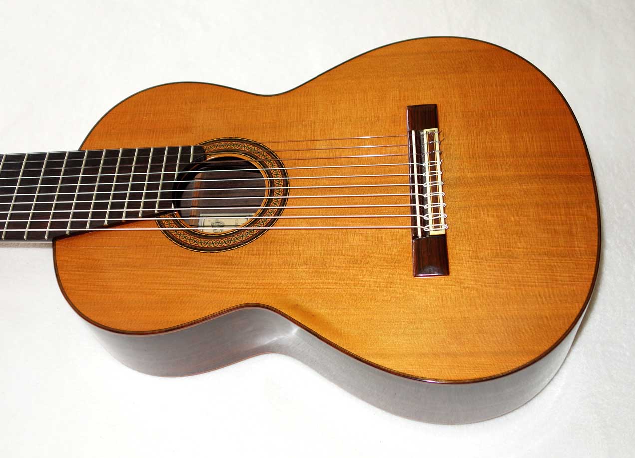 Vintage 1984 Ramirez 1a De Camera Model 10-String Classical Harp Guitar, Cedar Top, Owned by Simon Wynberg / Bountiful Bach CD