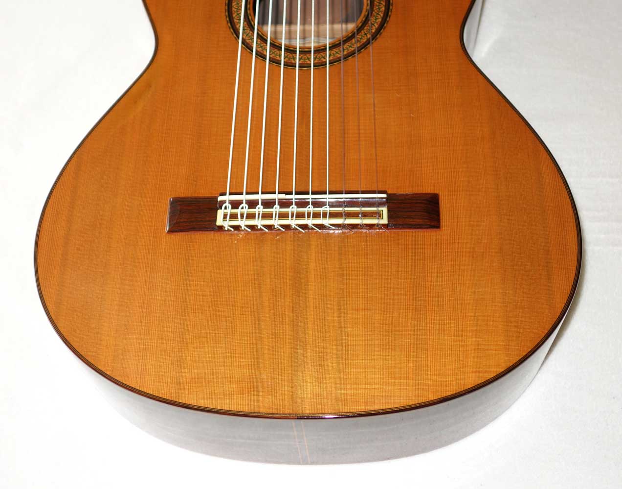 Vintage 1984 Ramirez 1a De Camera Model 10-String Classical Harp Guitar, Cedar Top, Owned by Simon Wynberg / Bountiful Bach CD